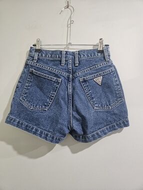 Vintage 90s Guess Denim Shorts Fits Waist Size 25
